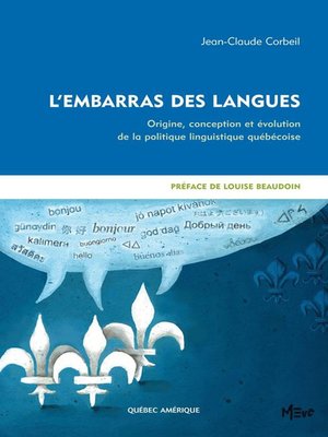 cover image of L'Embarras des langues